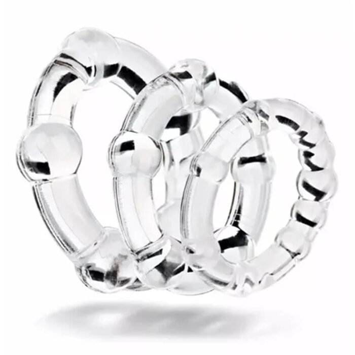 3 Größen Silikon Penisring Sexspielzeug für Paare Extrem Sex Penis Ring Hoden