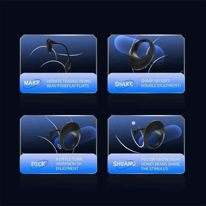 3 In 1 Penisring Vibrator mit Doppelmotor und 10 Modi und Analplug Sex Spielzeug für die Männer Penishülle