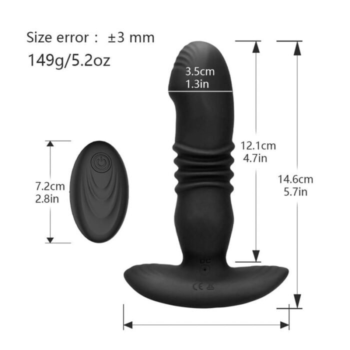 Assassin Anal Vibrator Prostata Stimulation Männer mit 9 Vibrationsmodi Sex Spielzeug für Paare Buttplug Sexspielzeug