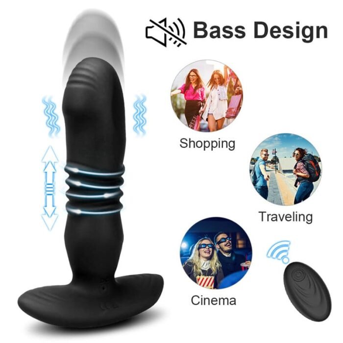 Assassin Anal Vibrator Prostata Stimulation Männer mit 9 Vibrationsmodi Sex Spielzeug für Paare Buttplug Sexspielzeug