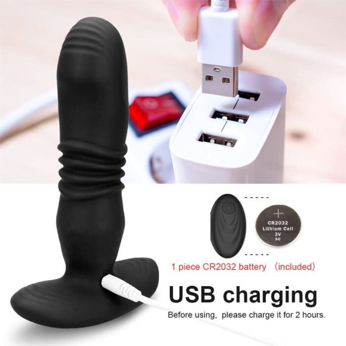 Assassin Anal Vibrator Prostata Stimulation Männer mit 9 Vibrationsmodi Sex Spielzeug für Paare Buttplug Sexspielzeug