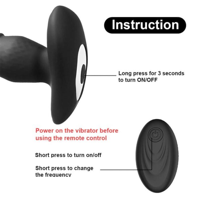 Assassin Anal Vibrator Prostata Stimulation Männer mit 9 Vibrationsmodi Sex Spielzeug für Paare Buttplug Sexspielzeug