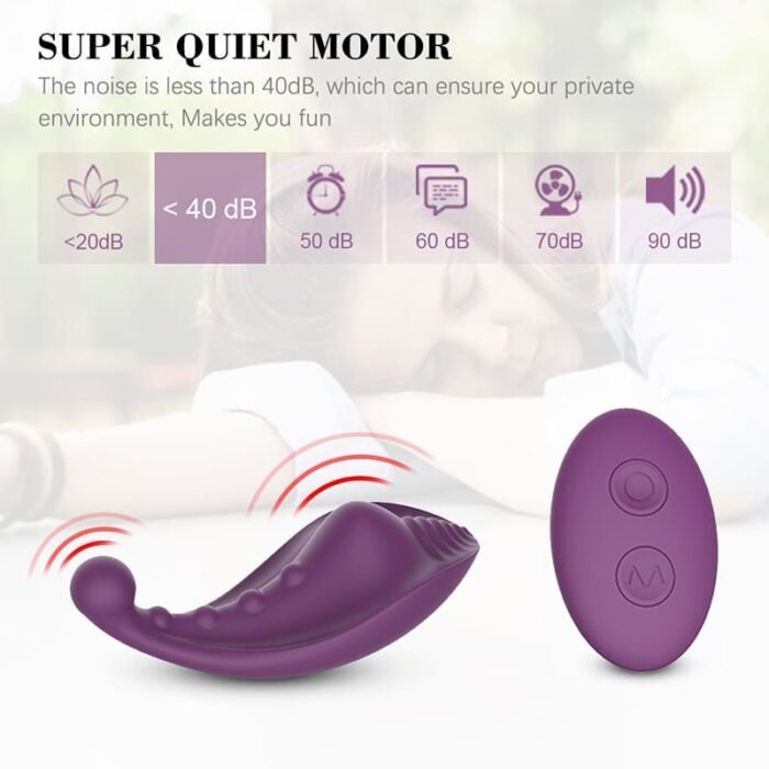 Butterfly G-Punkt Vibrator mit 10 Vibrationmodi Klitorisstimulation für Frau mit Fernbedienung