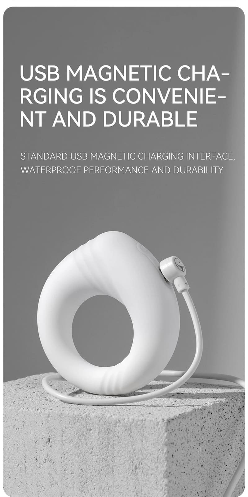 Cockring Satisfyer Strong One, Silikon Penisring mit 10 Vibrations und App Penis Ring für eine harte und lange Erektion