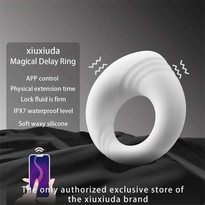 Cockring Satisfyer Strong One, Silikon Penisring mit 10 Vibrations und App Penis Ring für eine harte und lange Erektion