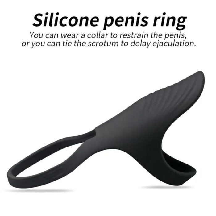 Cockringe Extrem Dual Silikon Penis Ring Sleeve Cockring Erotisches Sexspielzeug für die Männer