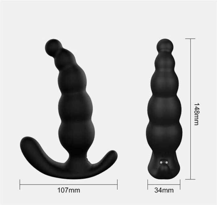 Deluxe Analkugeln Anal Dildo Vibratoren Analplug mit 9 Vibrations und 3 Rotations Buttplug Prostata Stimulator
