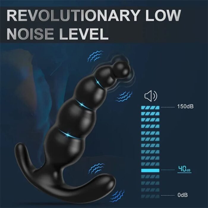 Deluxe Analkugeln Anal Dildo Vibratoren Analplug mit 9 Vibrations und 3 Rotations Buttplug Prostata Stimulator