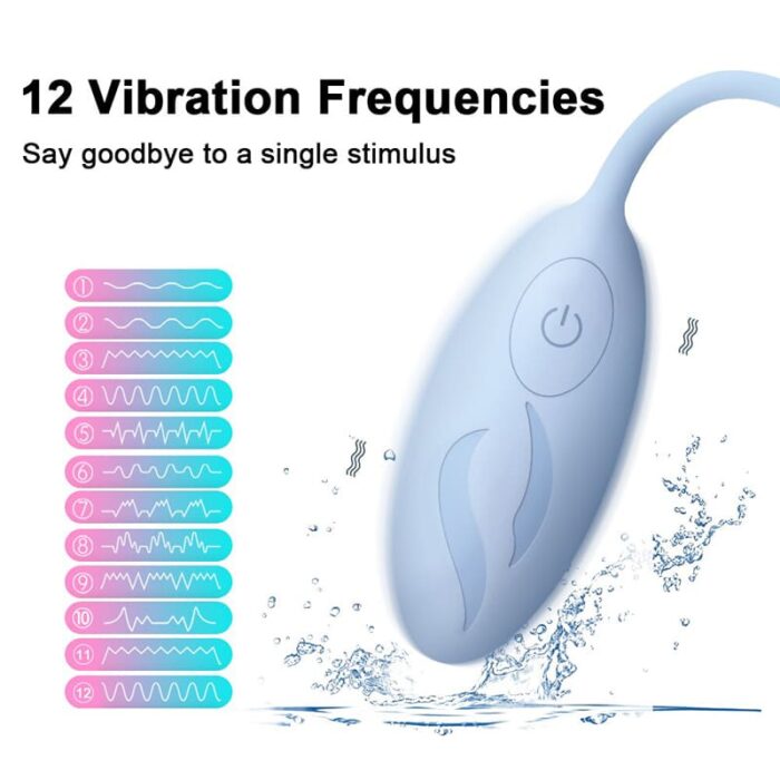 Deluxe Vibrator Vibro Ei mit Fernsteuerung G-Punkt Klitoris Stimulator mit 12 Vibrationsmodi Sex spielzeug für Paare
