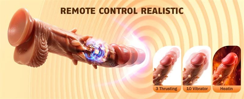 Dildo Sexspielzeug Vibration für Frauen mit 3 Teleskop & 9 Vibrationsmodi Dildos Vibrator Sex Spielzeug für Paare