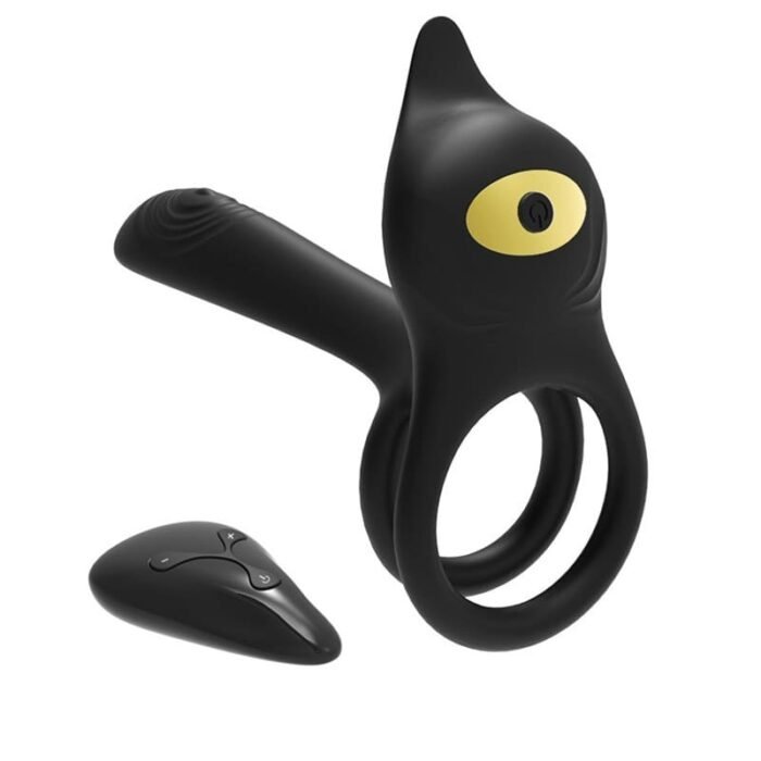 Dual Penis Ring Vibrator Sex Spielzeug Für Die Paare mit 10 Vibrationsmodi Erotik Cockring Dual Penisringe
