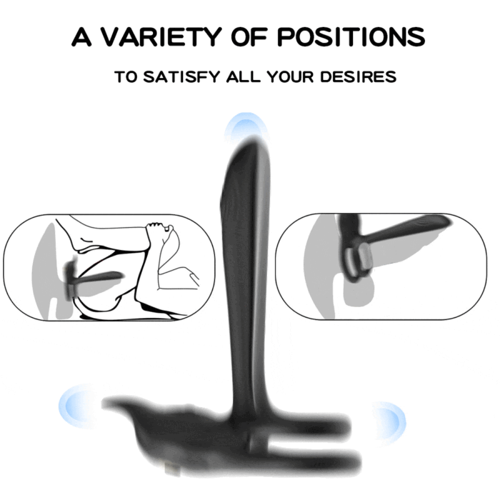Dual Penis Ring Vibrator Sex Spielzeug Für Die Paare mit 10 Vibrationsmodi Erotik Cockring Dual Penisringe