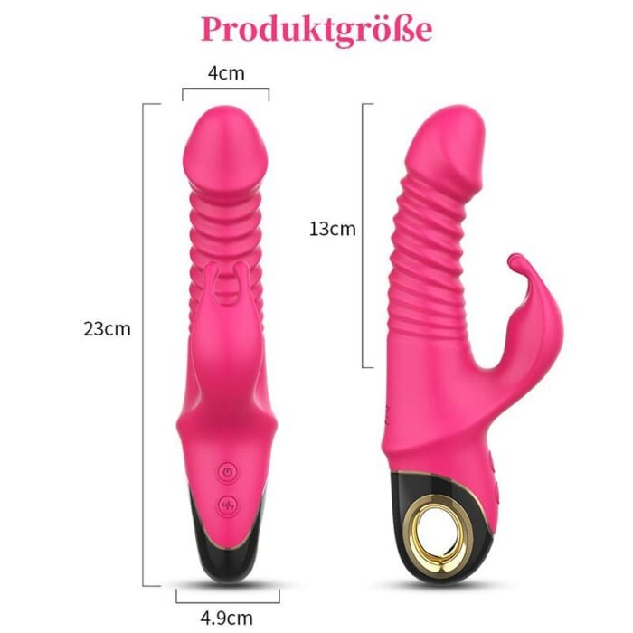G-Punkt Vibration für Frauen Sexspielzeug Stoßvibrator mit 9 Starke Vibrationsmodi Rabbit Vibrator