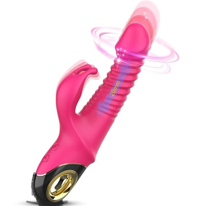 G-Punkt Vibration für Frauen Sexspielzeug Stoßvibrator mit 9 Starke Vibrationsmodi Rabbit Vibrator