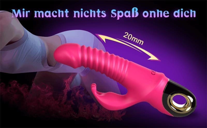 G-Punkt Vibration für Frauen Sexspielzeug Stoßvibrator mit 9 Starke Vibrationsmodi Rabbit Vibrator