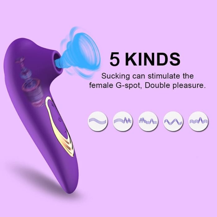 G Punkt Vibratoren mit Klitorisstimulation mit 5 Lutschen & Vibrationsmodi Sexspielzeug für Paare Sex Toy