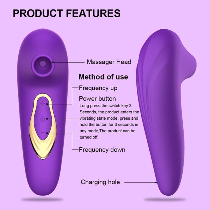 G Punkt Vibratoren mit Klitorisstimulation mit 5 Lutschen & Vibrationsmodi Sexspielzeug für Paare Sex Toy