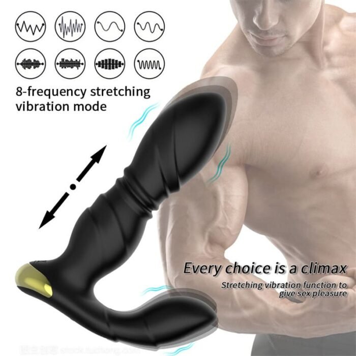 GUIMI Prostata Stimulation Männer mit 9 Vibrationen Anal Vibrator Analdildo Sex Spielzeug für die Männer