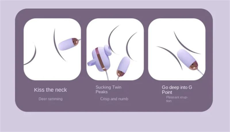 Galaku Vibration für Frauen mit 10 Vibrations & Lutschenmodi G-Punkt Nippel Klitoris Vibrator