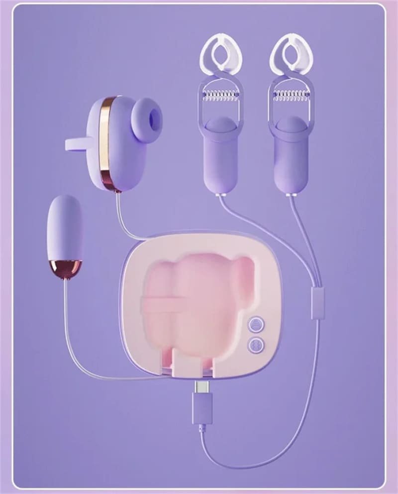 Galaku Vibration für Frauen mit 10 Vibrations & Lutschenmodi G-Punkt Nippel Klitoris Vibrator