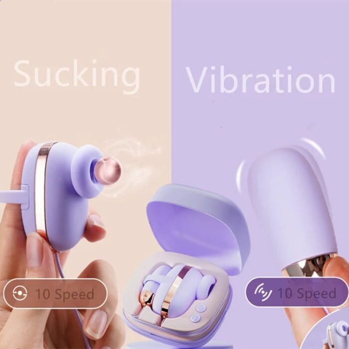Galaku Vibration für Frauen mit 10 Vibrations & Lutschenmodi G-Punkt Nippel Klitoris Vibrator