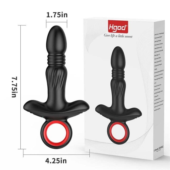HGOD Analvibratoren für Männ Prostata Stimulation mit 9 Vibrations Anal Vibrator für Männer mit APP & Fernbedienung