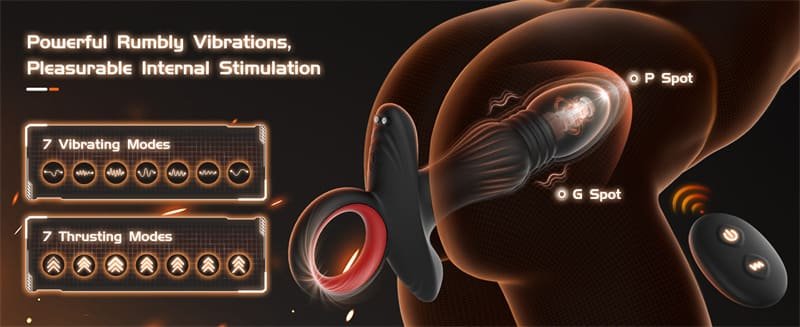 HGOD Analvibratoren für Männ Prostata Stimulation mit 9 Vibrations Anal Vibrator für Männer mit APP & Fernbedienung