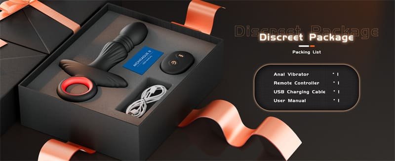 HGOD Analvibratoren für Männ Prostata Stimulation mit 9 Vibrations Anal Vibrator für Männer mit APP & Fernbedienung