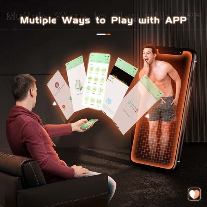 HGOD Analvibratoren für Männ Prostata Stimulation mit 9 Vibrations Anal Vibrator für Männer mit APP & Fernbedienung