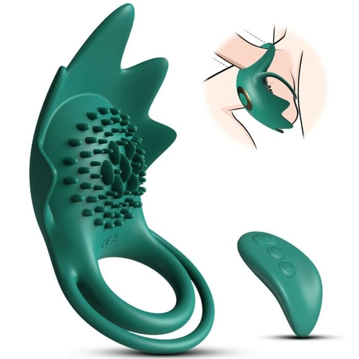KIDIMI Starfish Penisring Sex Spielzeug für die Paare mit 10 Vibrationsmodi Cockring Penis Sleeve