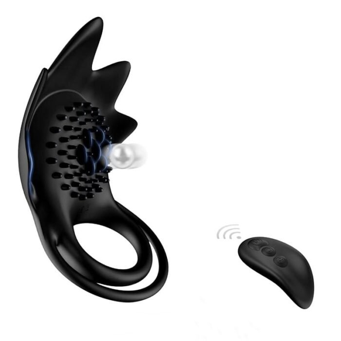 KIDIMI Starfish Penisring Sex Spielzeug für die Paare mit 10 Vibrationsmodi Cockring Penis Sleeve