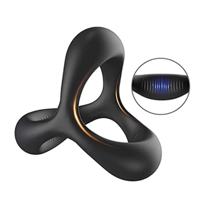 Lovesvibe 3 In 1 Silikon Penisringe Sexspielzeug Sex Spielzeug für die Männer Langwährende Erektion