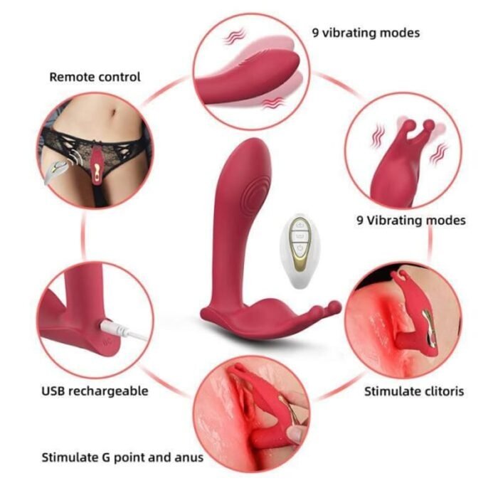 Lovesvibe 9 Vibrations & 9 Schlagmodi G Punkt Vibrator für Frauen Sex Spielzeug Dildo Vibrator