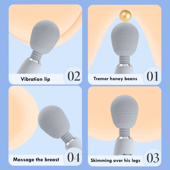 Lovesvibe AV Massagestab & Magic Wand mit 20 Vibrationsmodi G-Punkt Vibratoren Sex spielzeug für die frau