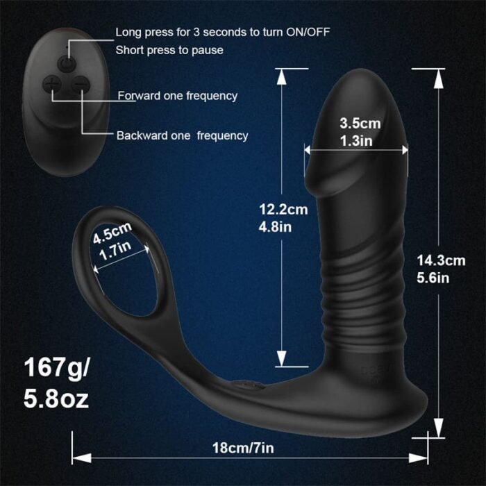 Lovesvibe Anal Dildo Vibratoren Analplug mit Vibrationsmodi Prostata Stimulator Sexspielzeug Für Paare Männer Frauen