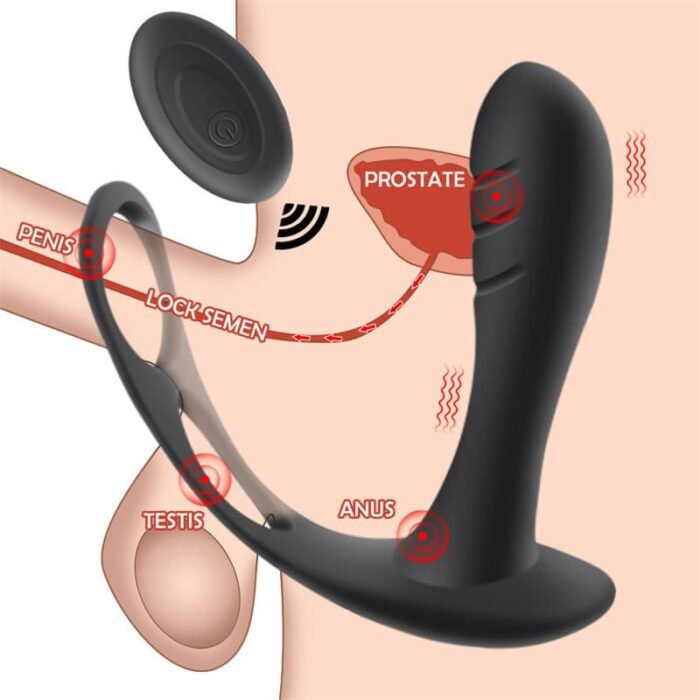 Lovesvibe Analvibratoren für Mann Analplug mit 10 Vibrationsmodi Sexspielzeug Anal Dildo