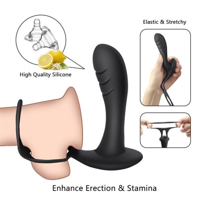 Lovesvibe Analvibratoren für Mann Analplug mit 10 Vibrationsmodi Sexspielzeug Anal Dildo
