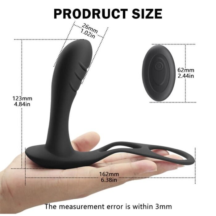 Lovesvibe Analvibratoren für Mann Analplug mit 10 Vibrationsmodi Sexspielzeug Anal Dildo