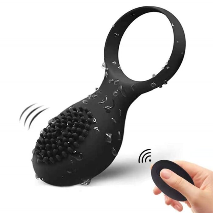 Lovesvibe Cockring Vibrator für G-Punkt mit 10 Vibrationsmodi Silikon Penisring mit Fernbedienung
