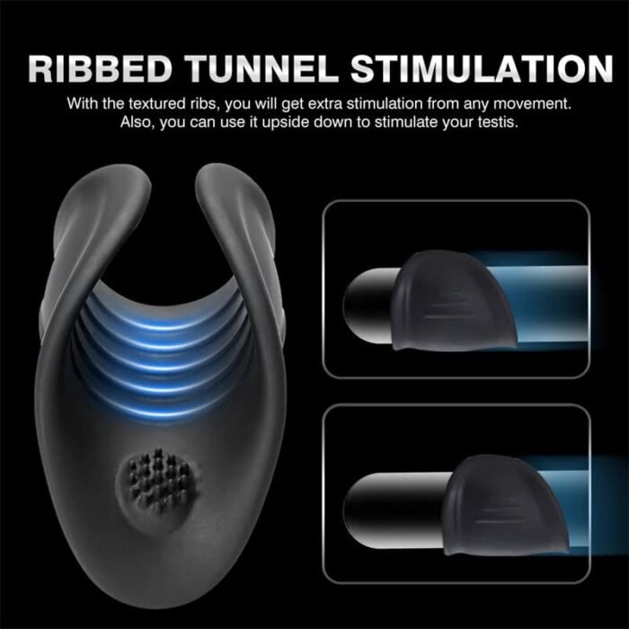 Lovesvibe Glans Vibrator Stimulator für Männer mit 10 Vibrationsmodi Penisringe Sex Spielzeug für die Männer Paare