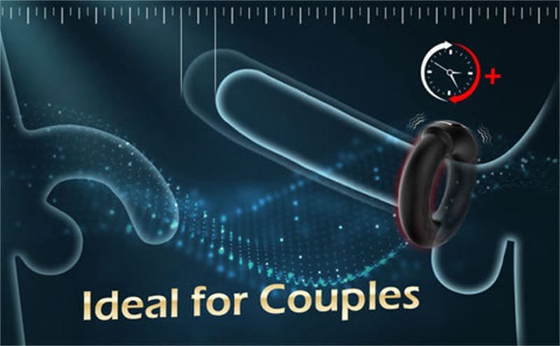 Lovesvibe Penisring Vibrator mit 10 Vibrationsmodi Verbesserung Erektion und Verlängerung zeit Sexspielzeug für Paare
