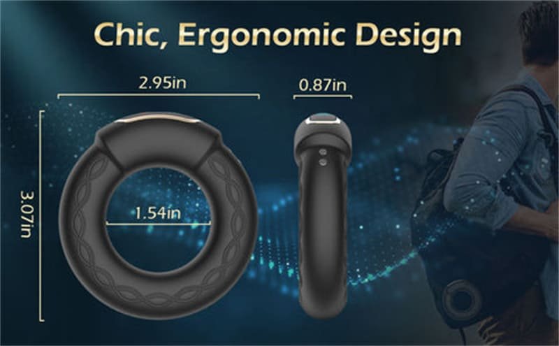 Lovesvibe Penisring Vibrator mit 10 Vibrationsmodi Verbesserung Erektion und Verlängerung zeit Sexspielzeug für Paare