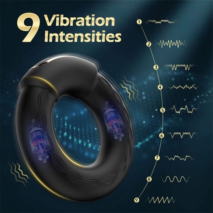 Lovesvibe Penisring Vibrator mit 10 Vibrationsmodi Verbesserung Erektion und Verlängerung zeit Sexspielzeug für Paare
