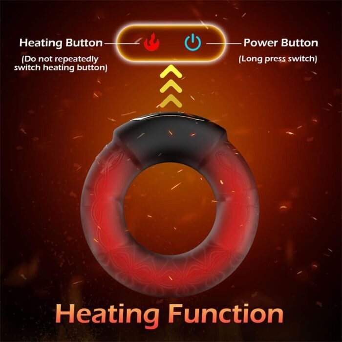Lovesvibe Penisring Vibrator mit 10 Vibrationsmodi Verbesserung Erektion und Verlängerung zeit Sexspielzeug für Paare