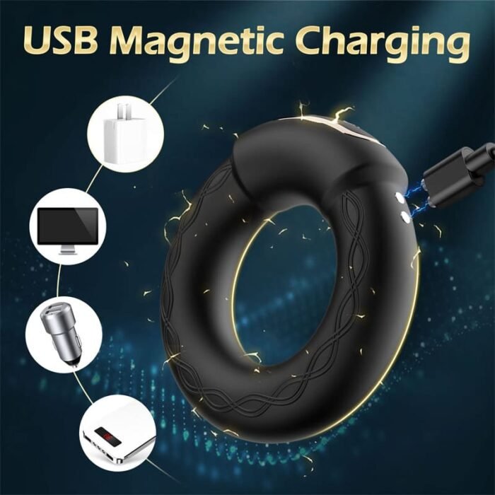 Lovesvibe Penisring Vibrator mit 10 Vibrationsmodi Verbesserung Erektion und Verlängerung zeit Sexspielzeug für Paare