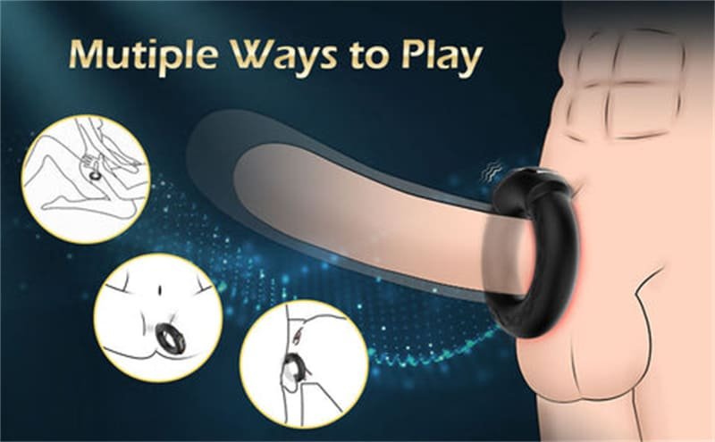 Lovesvibe Penisring Vibrator mit 10 Vibrationsmodi Verbesserung Erektion und Verlängerung zeit Sexspielzeug für Paare