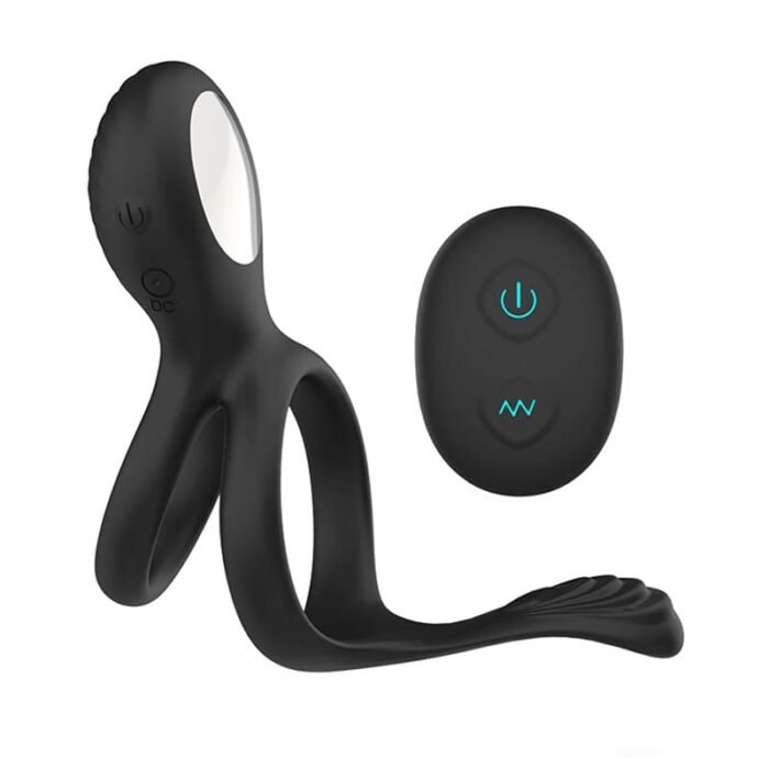Lovesvibe Penisring mit Klitoris Stimulator, 7 Vibrationsmodi Sex Spielzeug für die Paare mit Fernbedienung