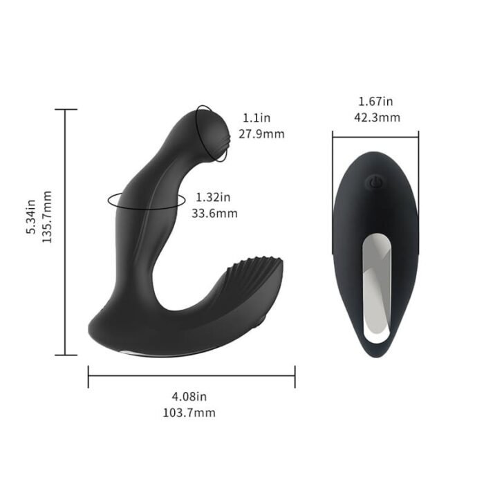 Lovesvibe Prostata Vibrator für Mann mit 7 Vibrations Analvibratoren Prostata Stimulation Männer Anal Toys Einsteiger