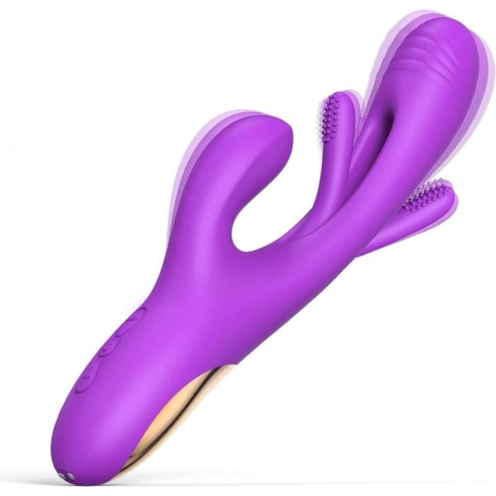 Lovesvibe Rabbit G-Punkt Vibrator mit 7 Vibrations & 7 Flattermodi Sex Spielzeug für die Frau Klitoris Stimulator