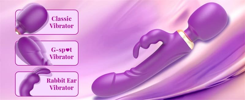 Lovesvibe Rabbit Vibrator Sex Spielzeug für Paare mit 12 Vibrationsmodi G-Punkt Vibratoren